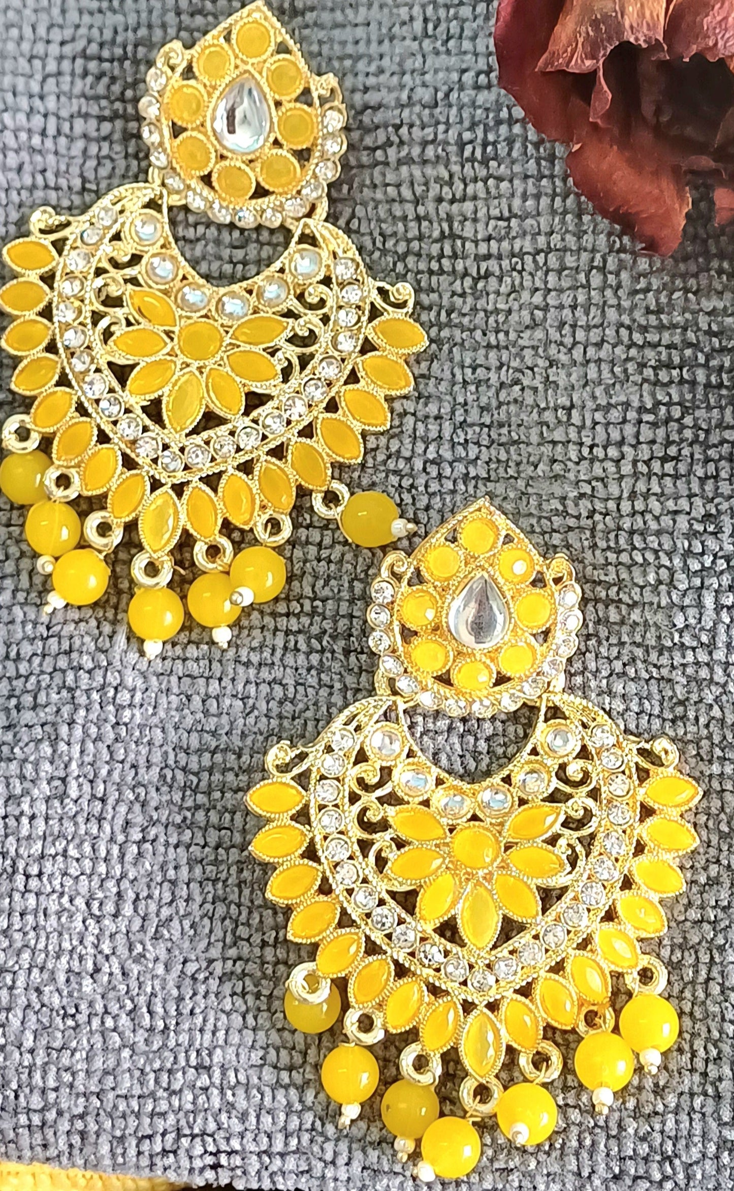 Rekha Yellow Jumki