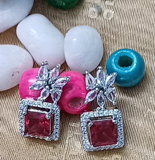 Ruby Drop Earrings