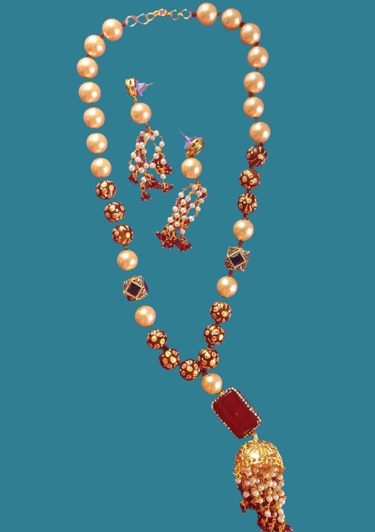 Designer Queen Mala Set