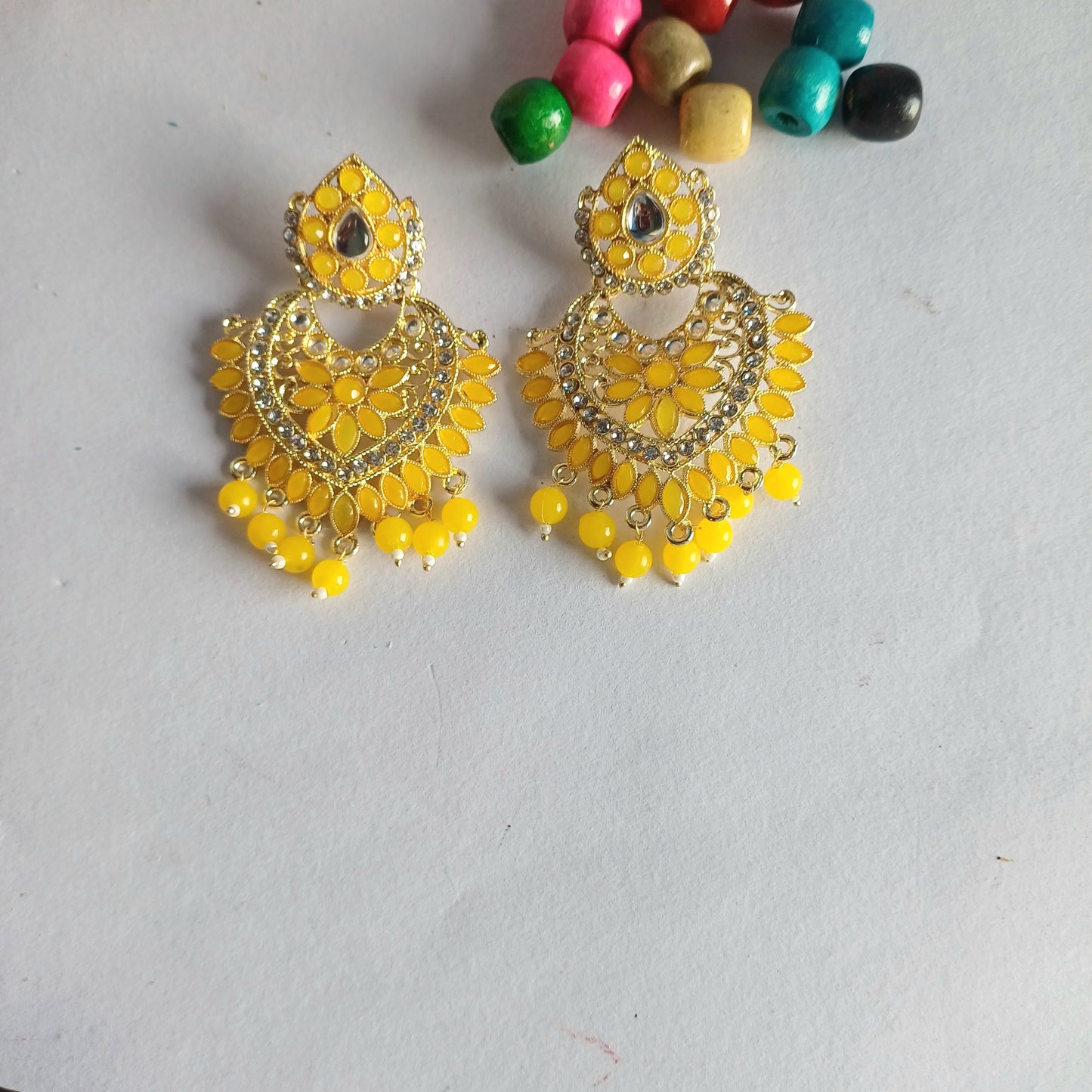 Rekha Yellow Jumki