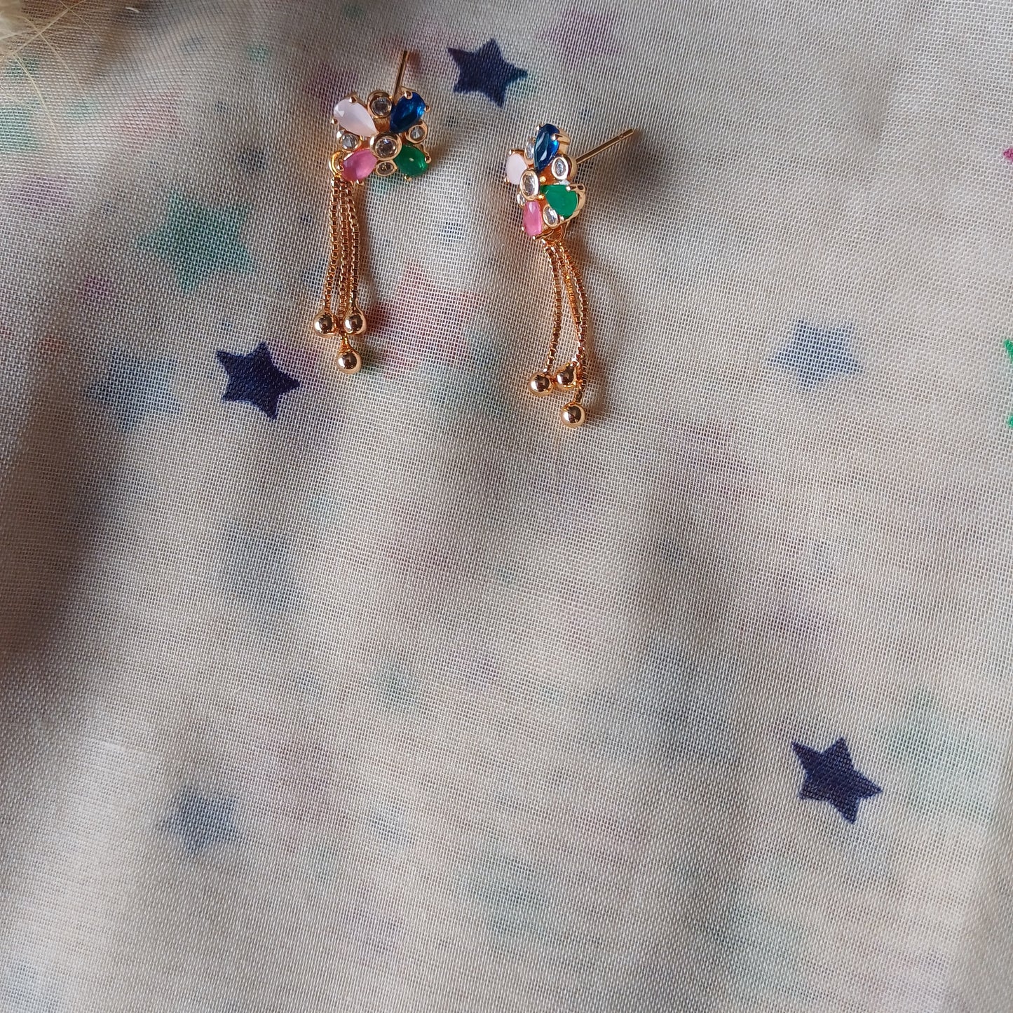 Rose Gold Thread Stud