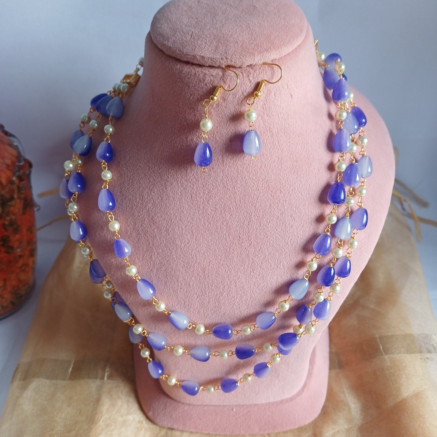 Monalisa Purple Jewellery Set