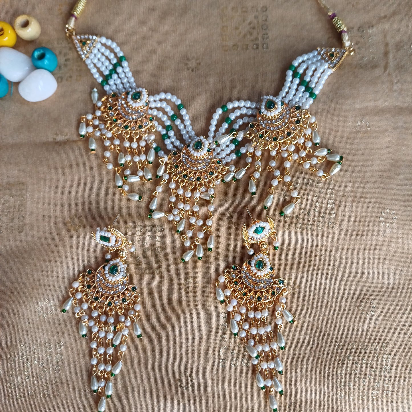 Kundan Gold Jewellery Set