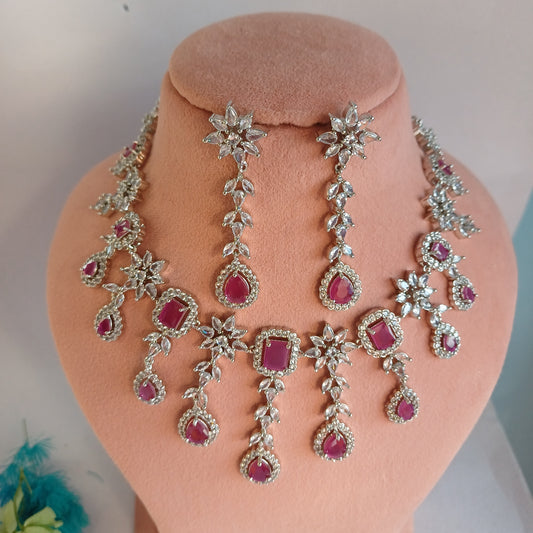 Ruby AD Necklace Set