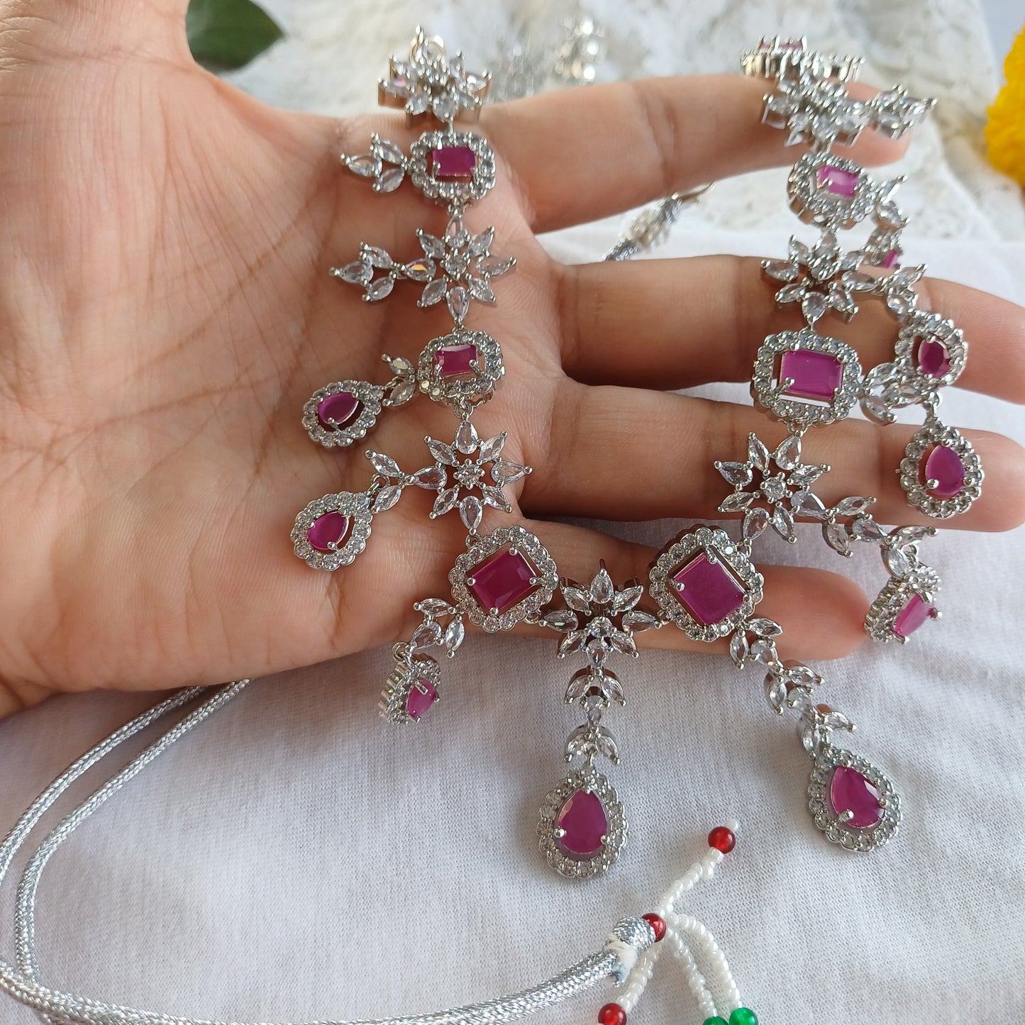 Ruby AD Necklace Set