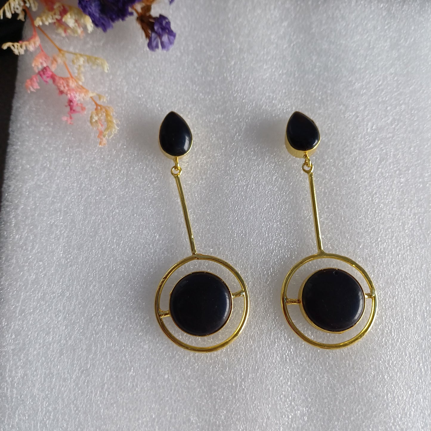 Agate Statement Earrings