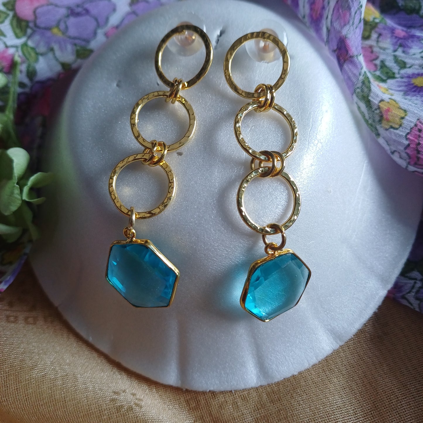 Apatite Aqua Danglers