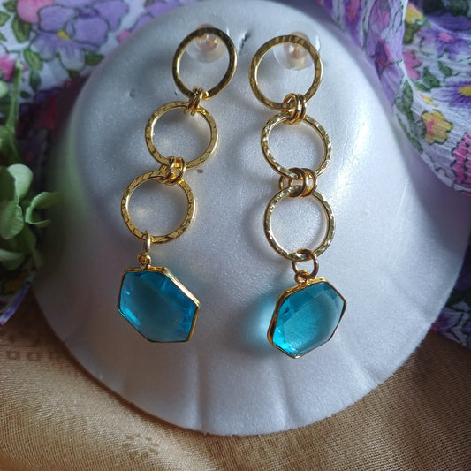 Apatite Aqua Danglers