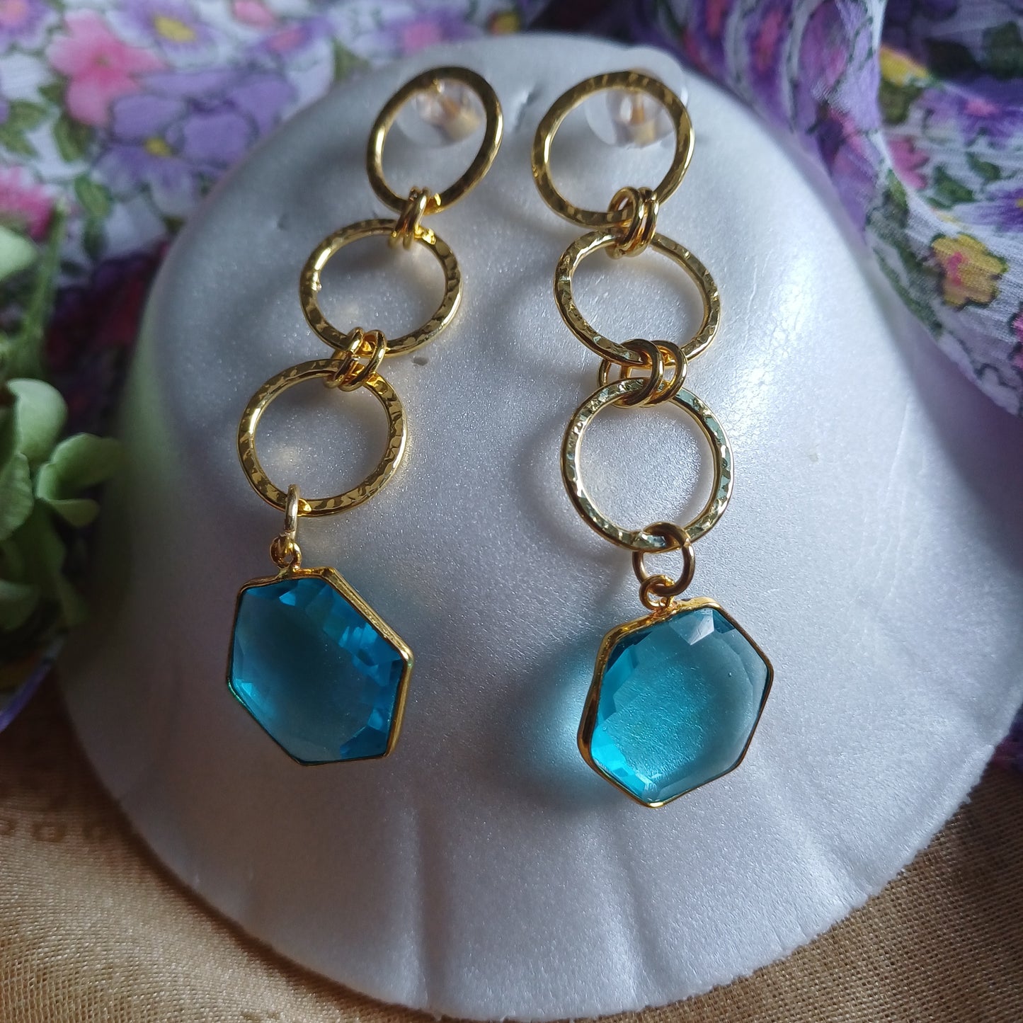 Apatite Aqua Danglers