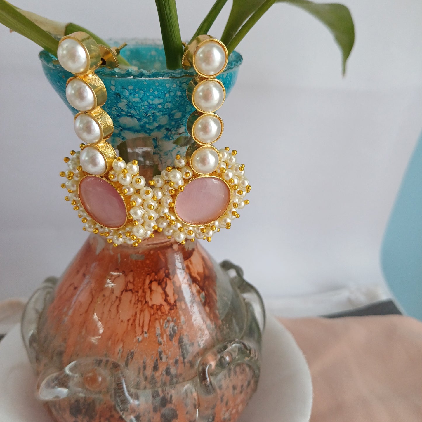 Blush Pearls Earrings