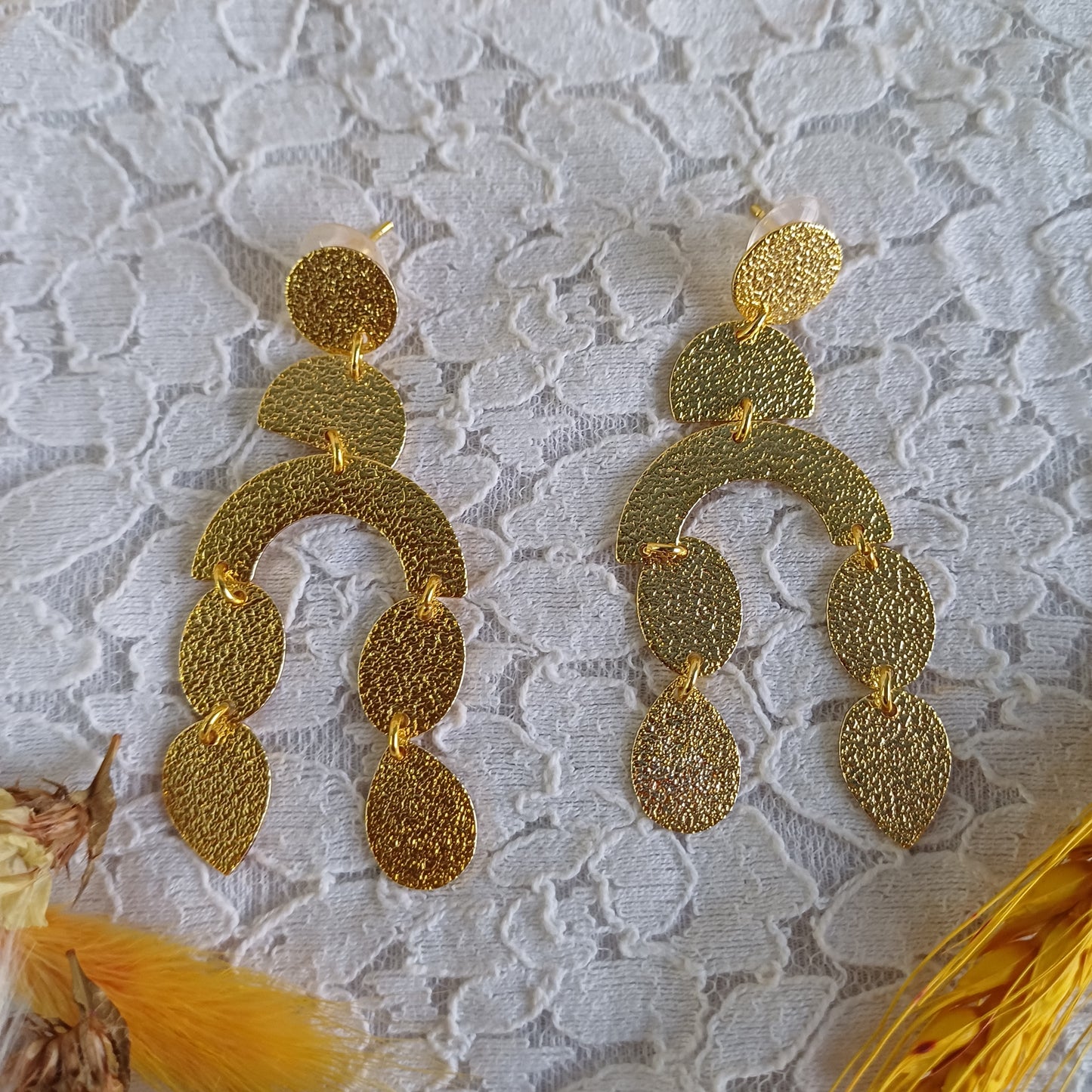 Celia Gold Danglers