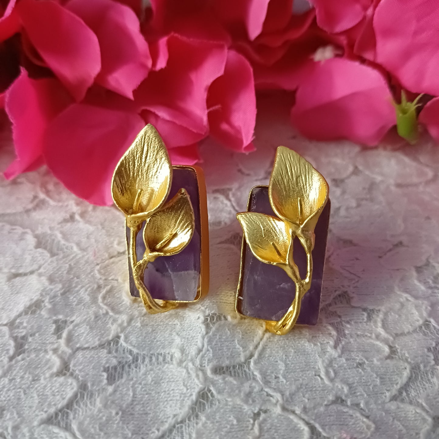 Purple leaf Studs