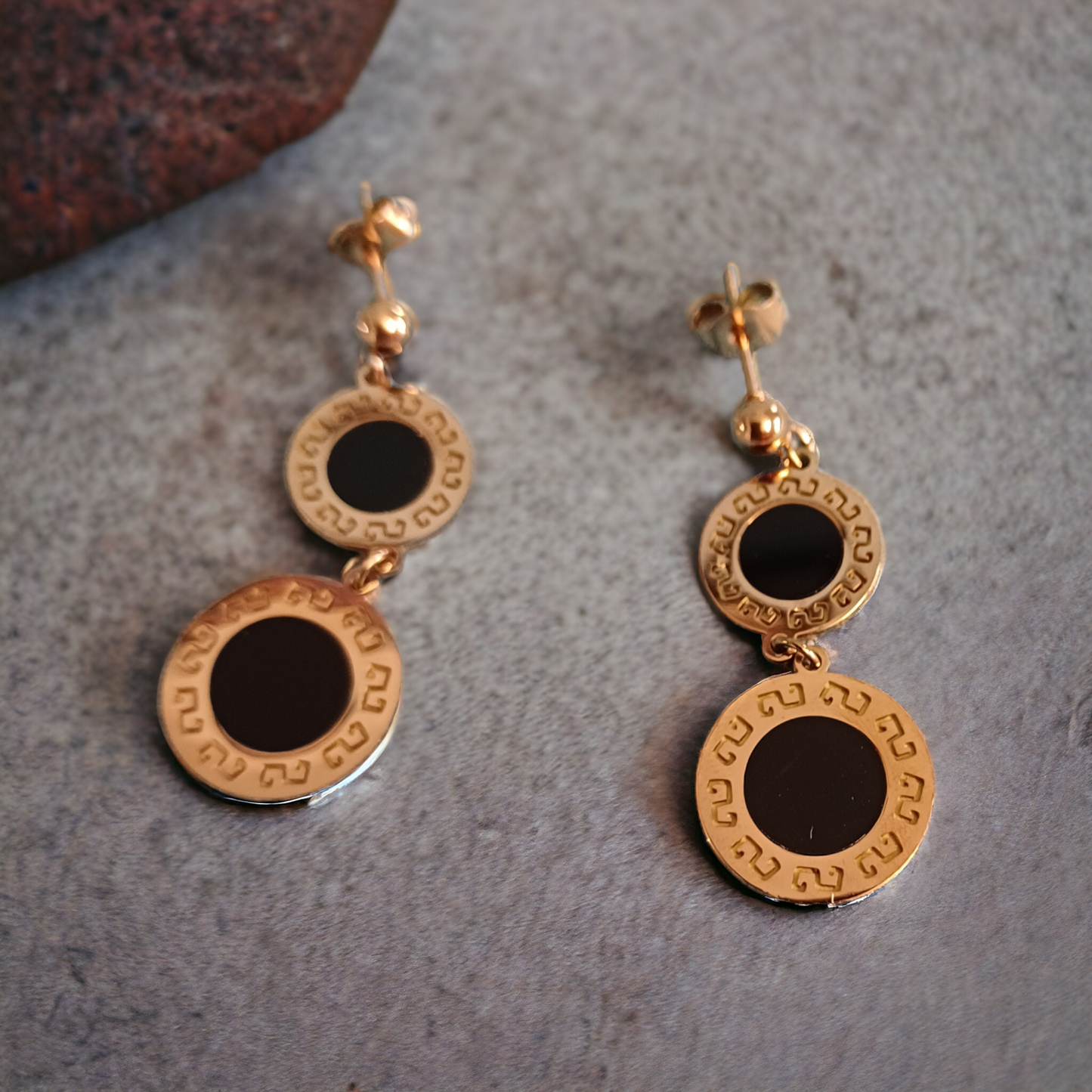 Rosegold Statement Earrings