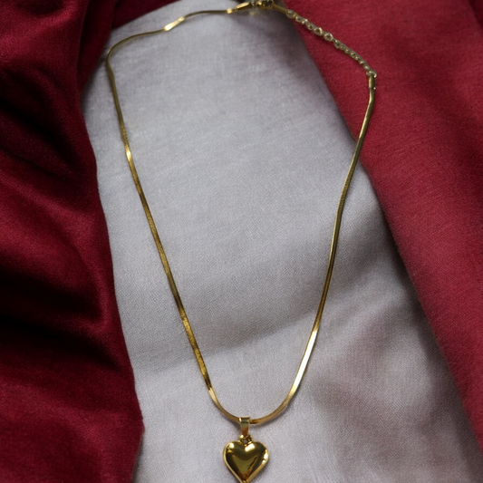 Heart of Gold Chain Pandent